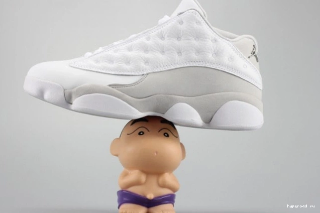 white mens Air 310810-100 LowPure 13 Jordan Money 1001